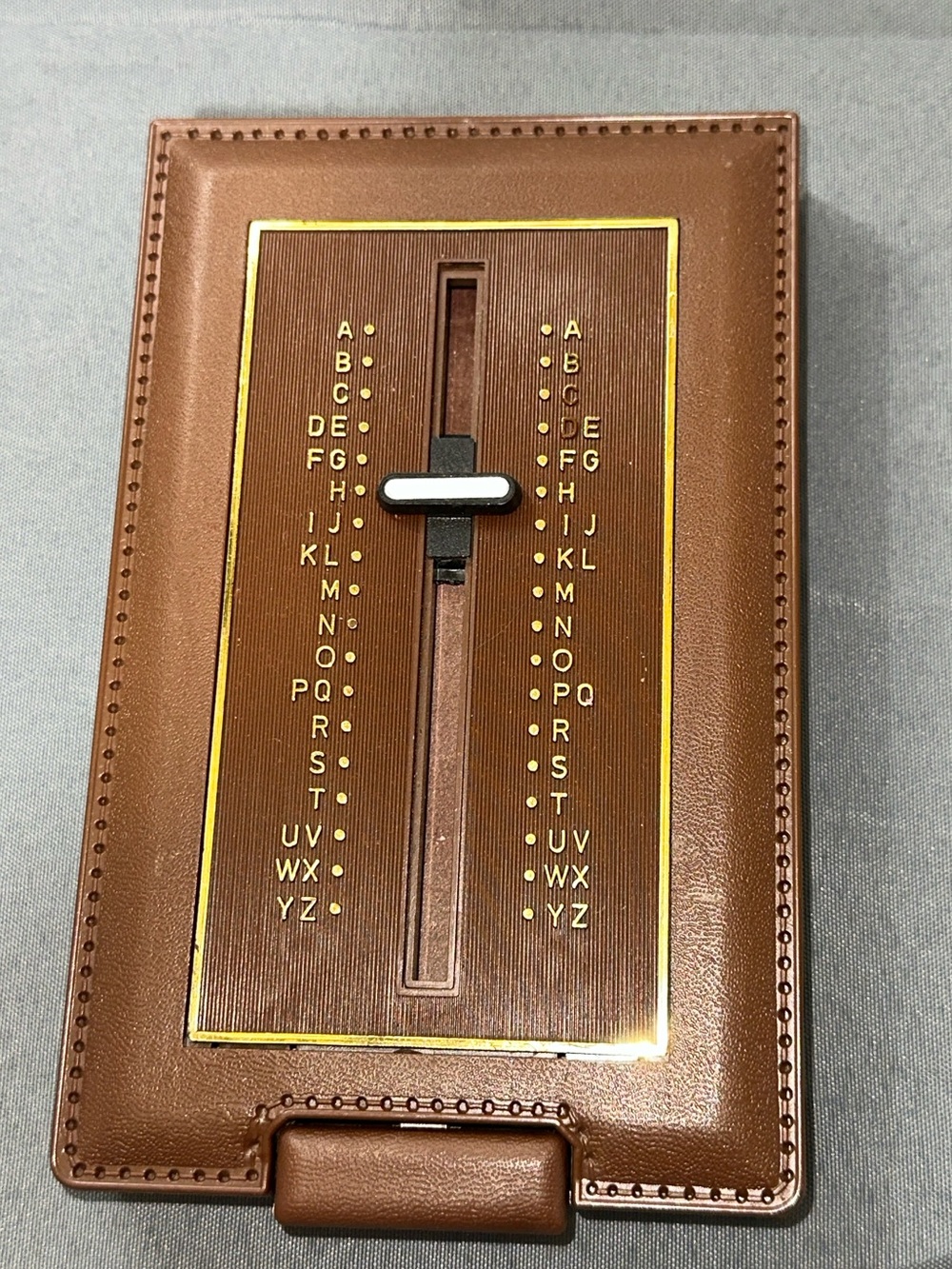 Vintage Mechanical Telephone List Finder Address Book